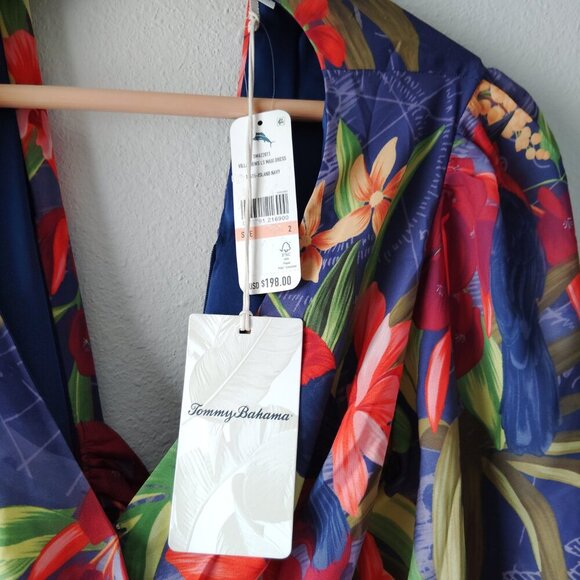 Tommy Bahama Floral Maxi Dress - Blue and Red - Picture 5 of 6